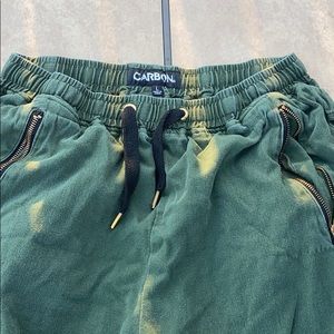 Green aesthetic joggers